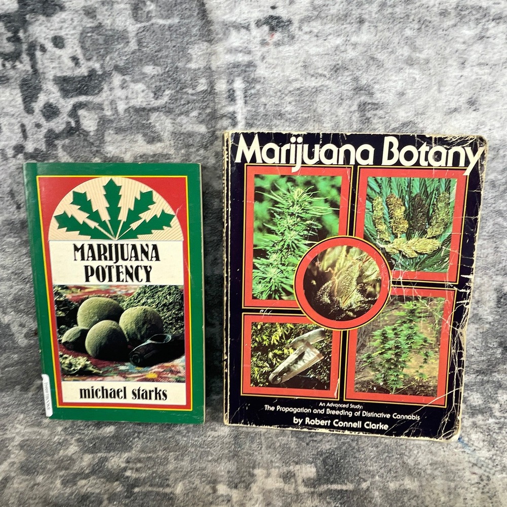 Marijuana Botany Potency Book Set 1977 1981 Cannabis‎ Reference